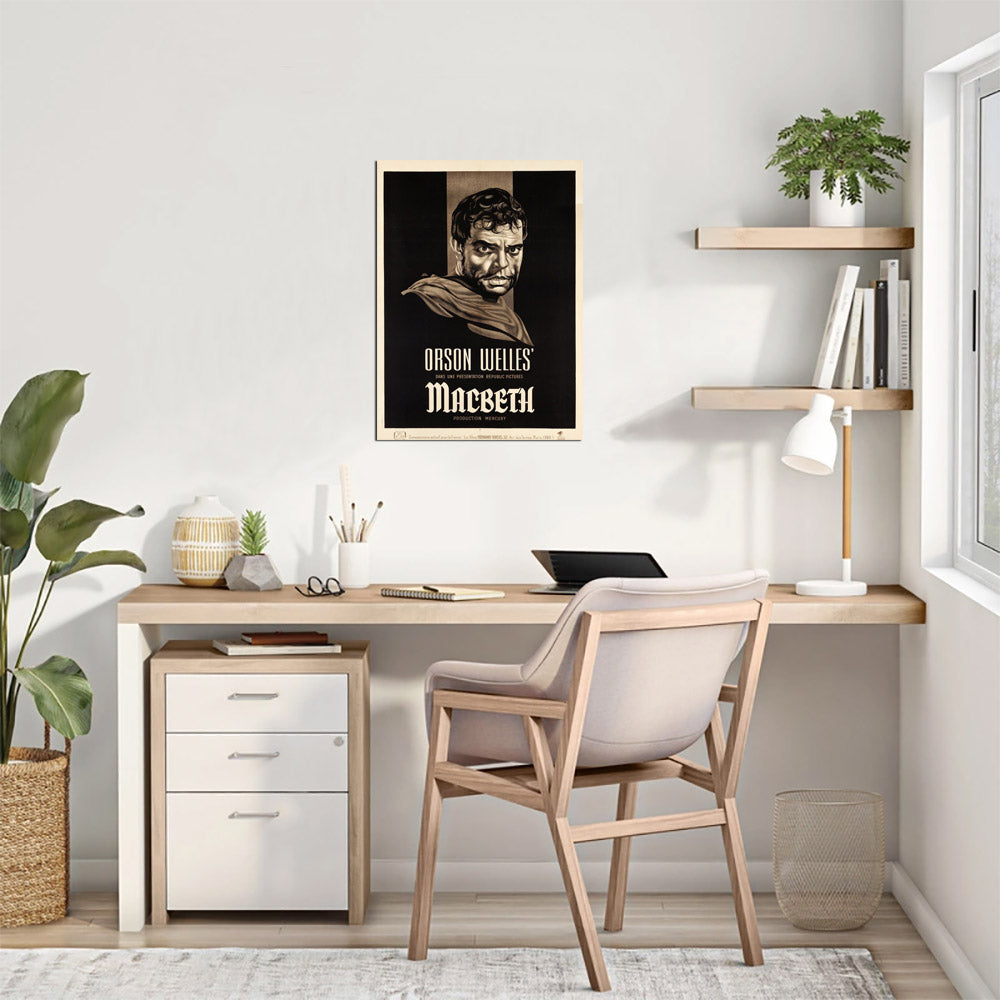 Macbeth (Republic, 1950). French- Movie Poster Reprint