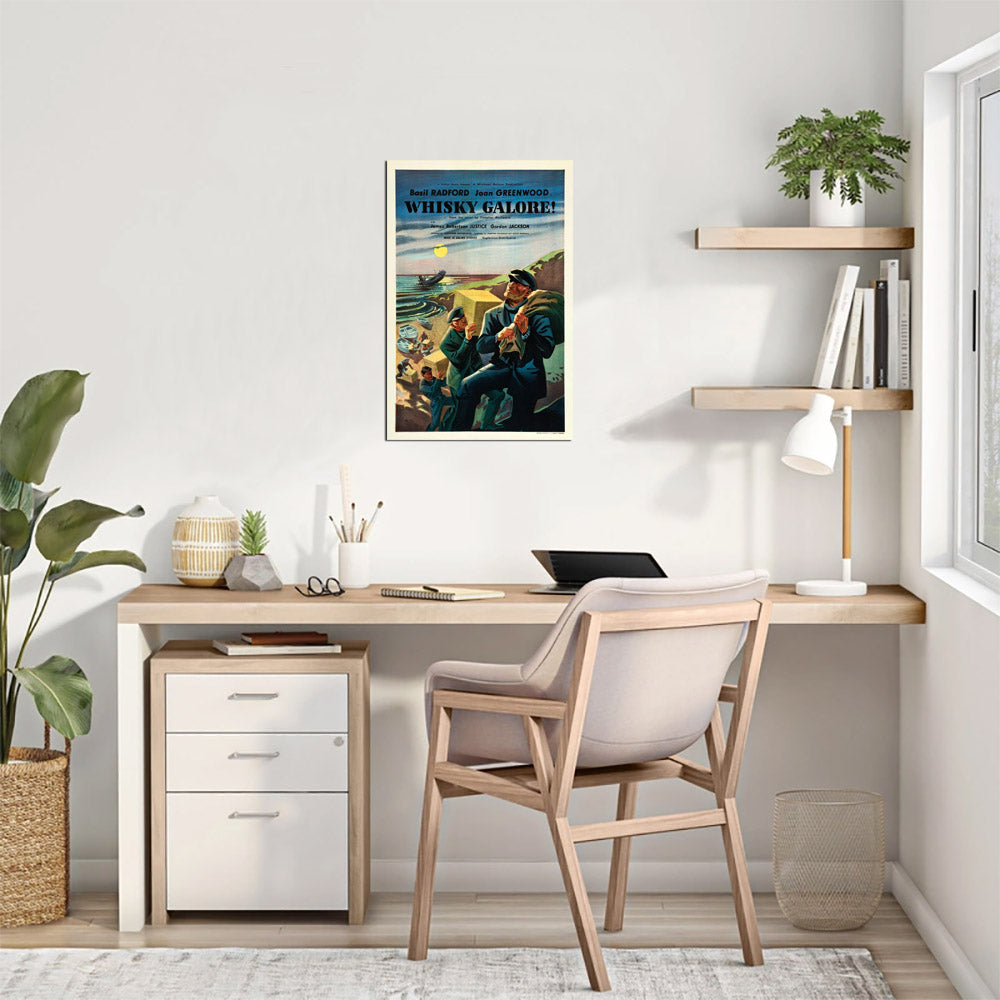 Whiskey Galore (Eagle Lion, 1949). British - Movie Poster Reprint