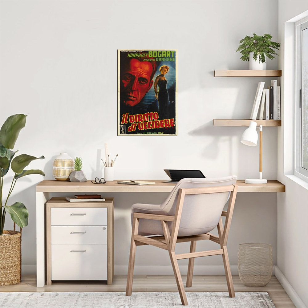 In a Lonely Place (Columbia, 1950). Italian- Movie Poster Reprint