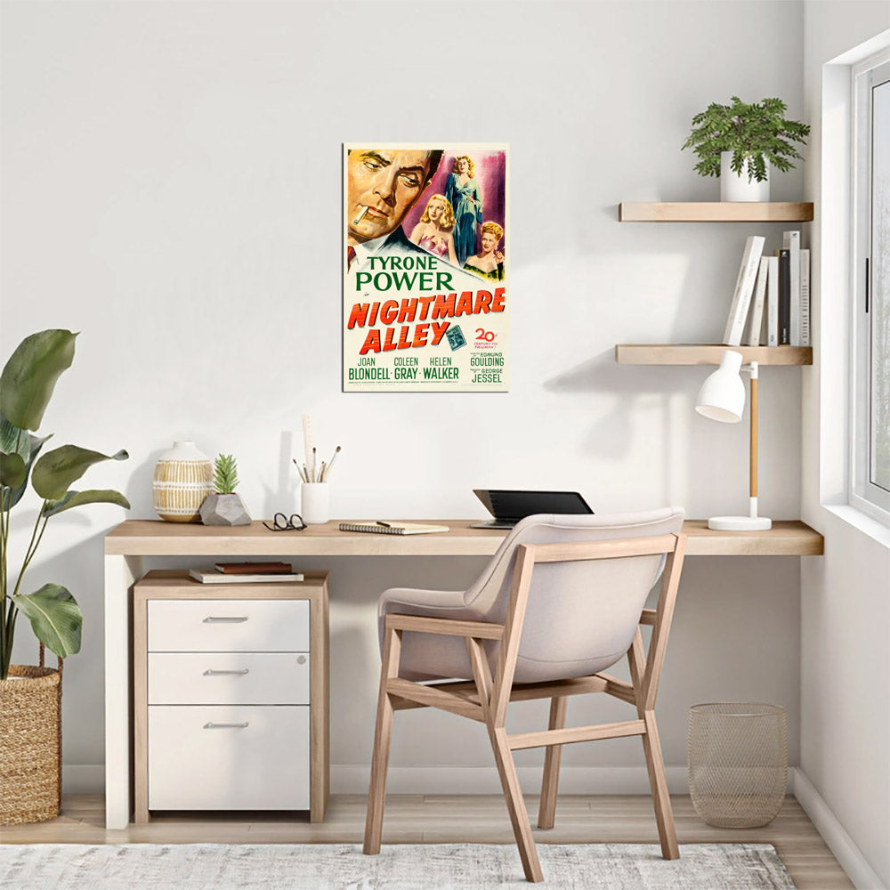 Nightmare Alley (20th Century Fox, 1947).- Movie Poster Reprint