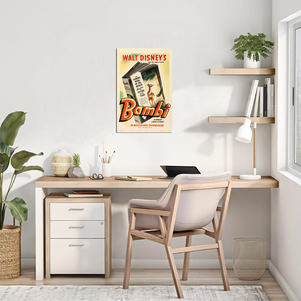 Bambi (RKO, 1942). Style A - Movie Poster Reprint