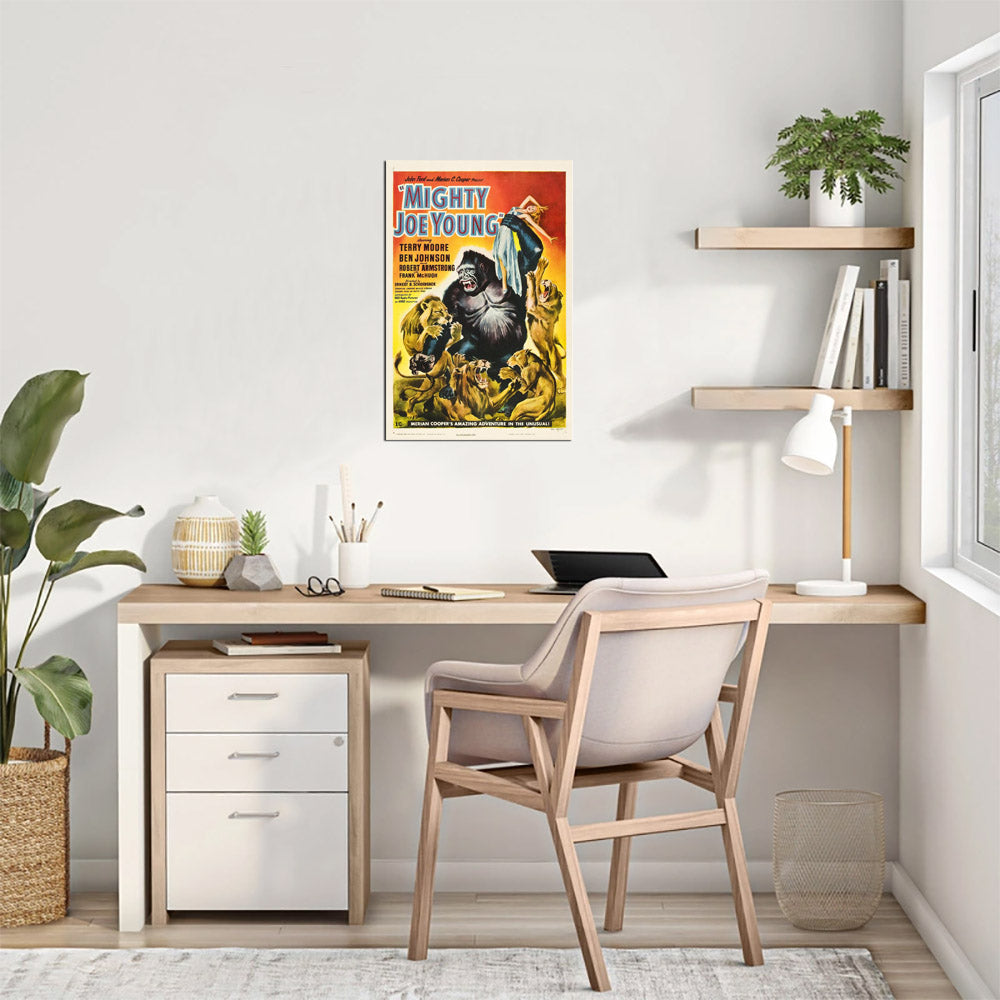 Mighty Joe Young (RKO, 1949). Style C.- Movie Poster Reprint