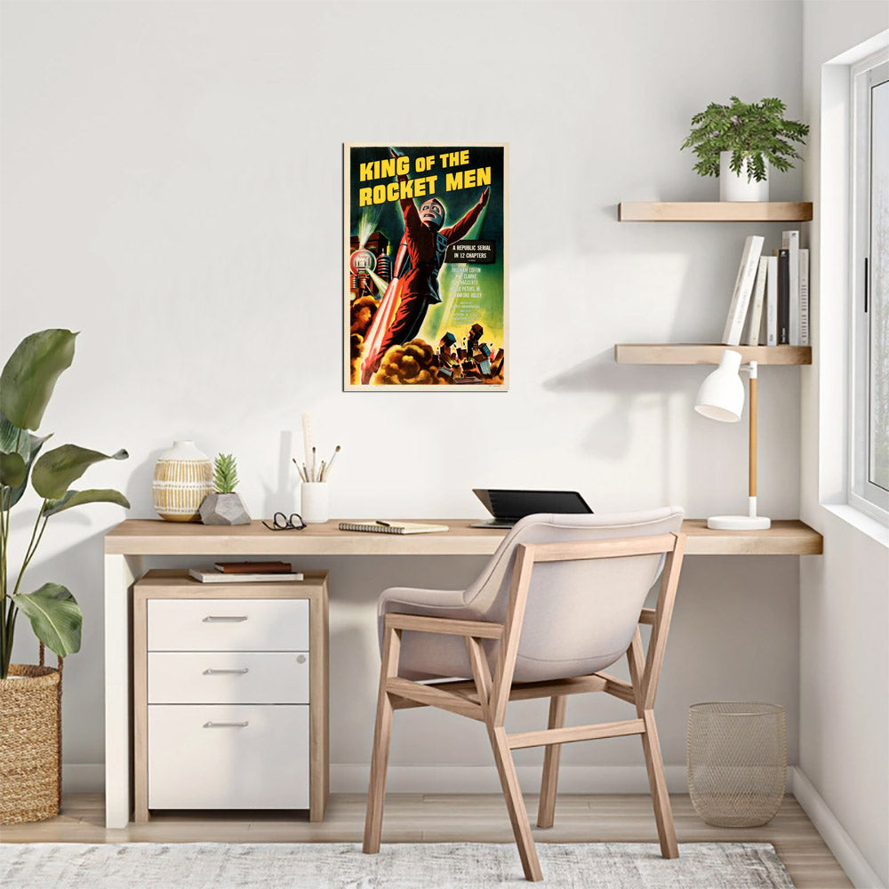 King of the Rocket Men (Republic, R-1956) - Movie Poster Reprint