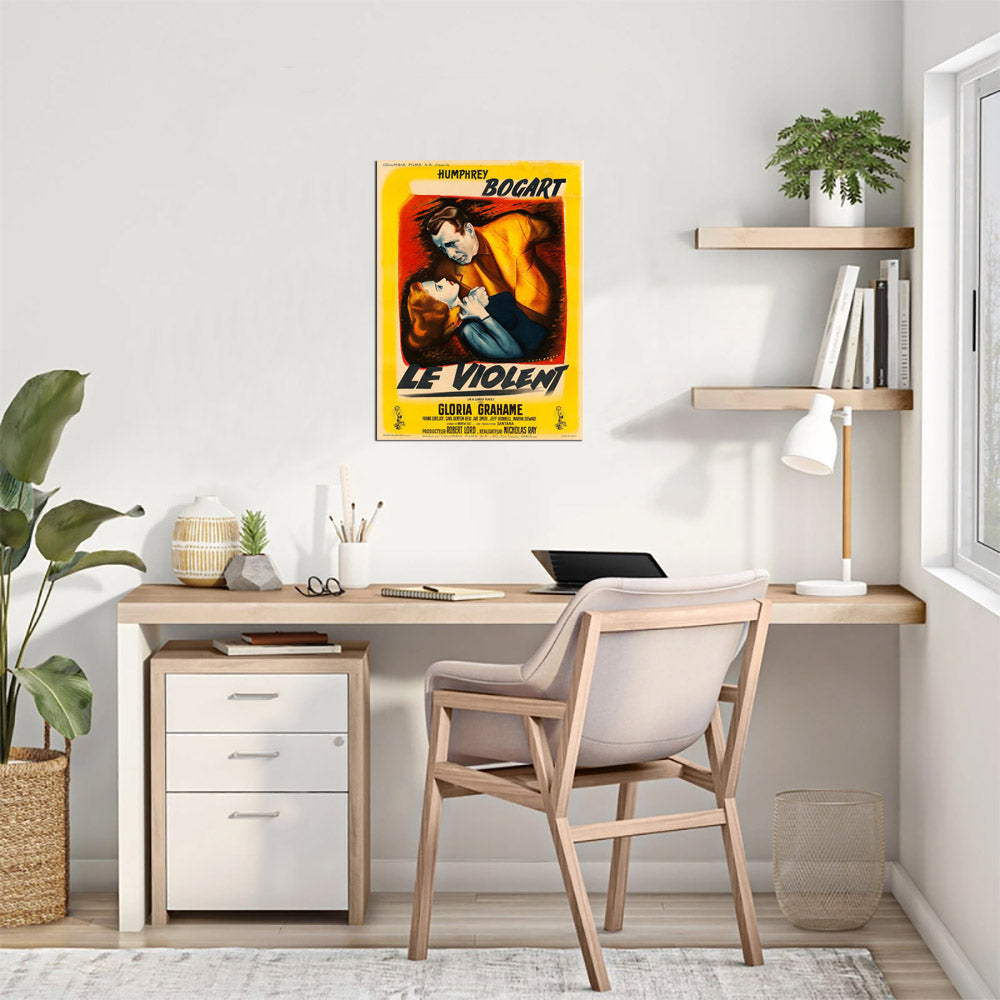 In a Lonely Place (Columbia, 1951). French, Rene Peron Artwork - Movie Poster Reprint