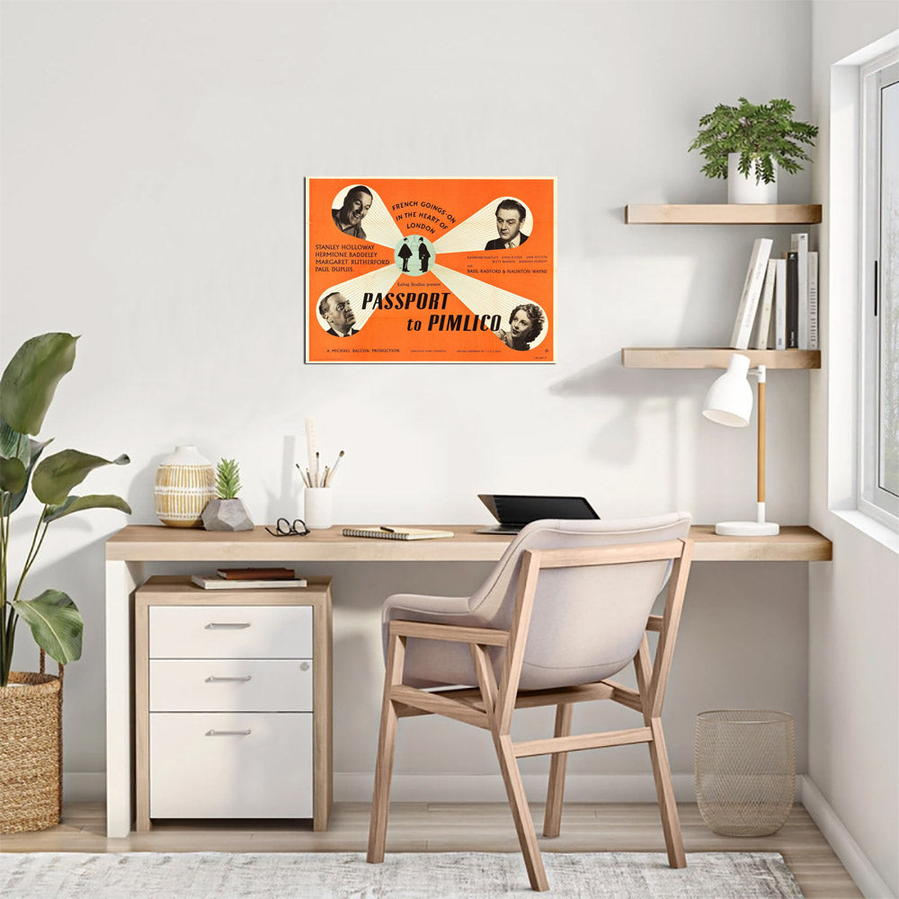 Passport to Pimlico (Ealing, 1949) - Movie Poster Reprint