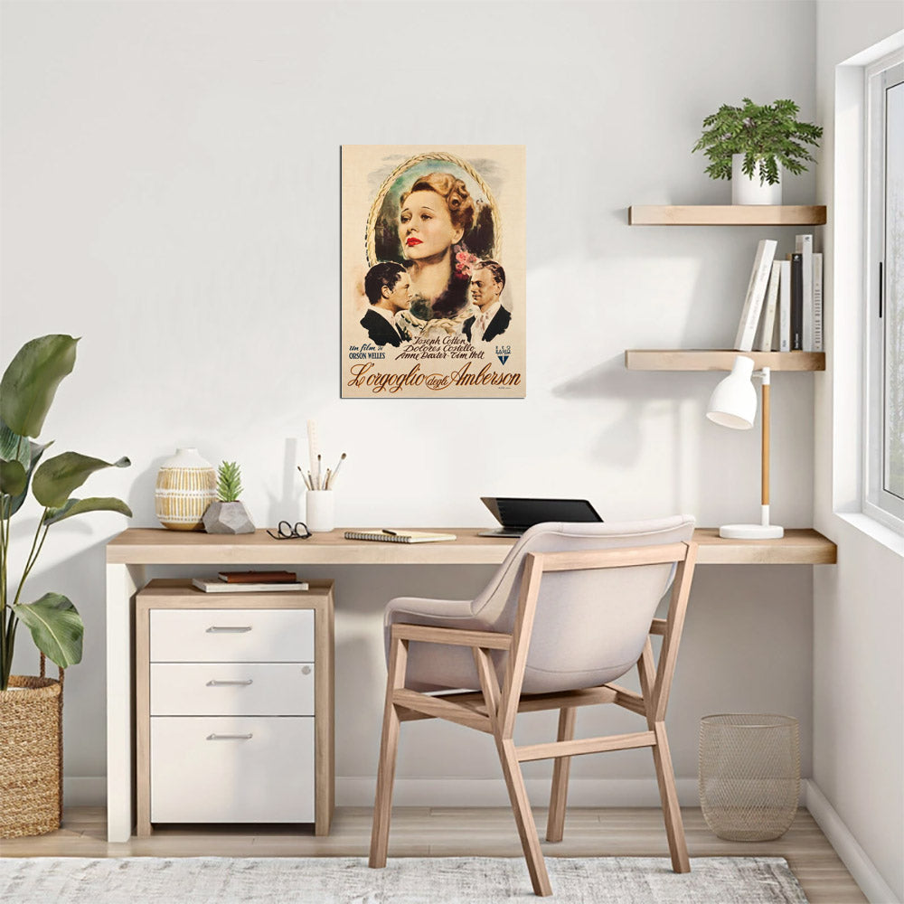 The Magnificent Ambersons (RKO, Late 1940s). First Post-War Italian - Movie Poster Reprint