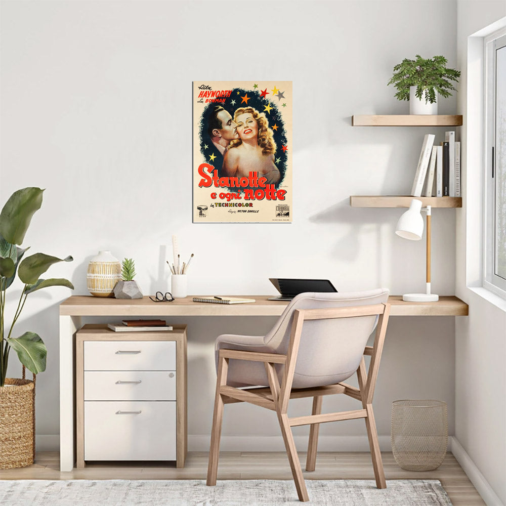 Tonight and Every Night (Columbia, 1946). Italian - Movie Poster Reprint