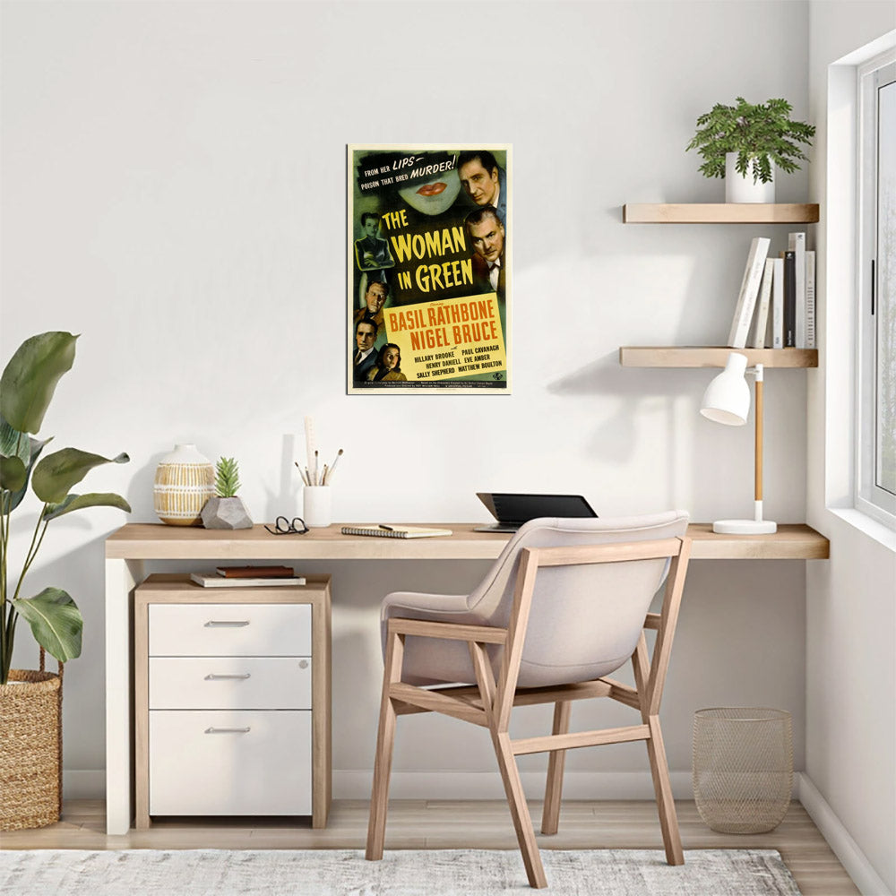 The Woman in Green (Universal, 1945) - Movie Poster Reprint