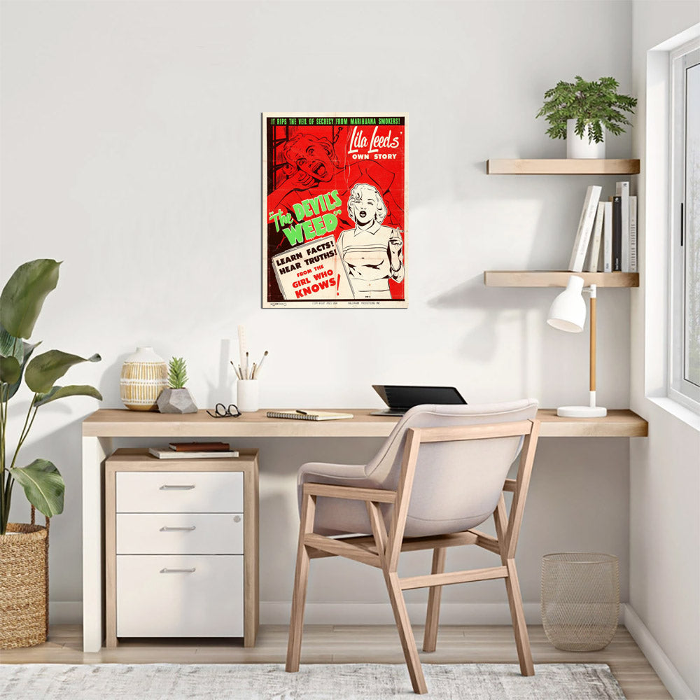 The Devil's Weed (Hallmark, 1950) AKA Wild Weed - Movie Poster Reprint