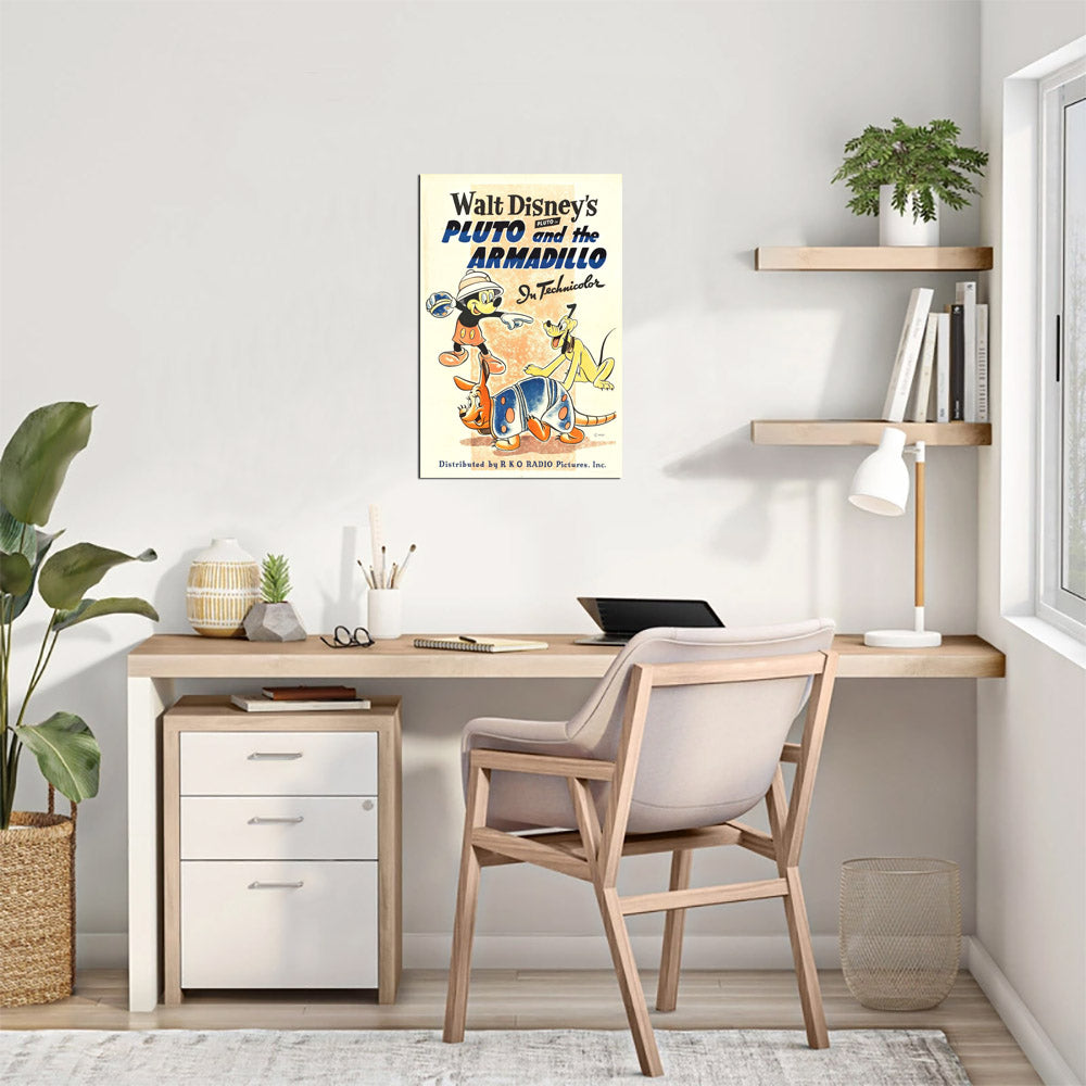 Pluto and the Armadillo (RKO, 1943) - Movie Poster Reprint