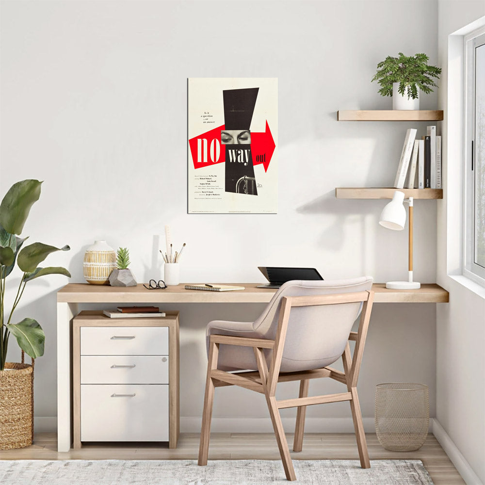 No Way Out (20th Century Fox, 1950) - Movie Poster Reprint