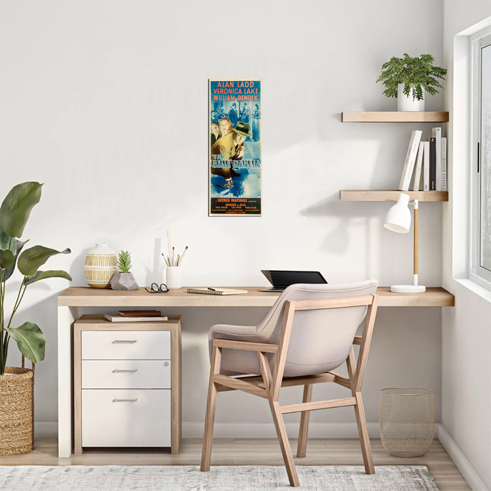 The Blue Dahlia (Paramount, 1946) - Movie Poster Reprint