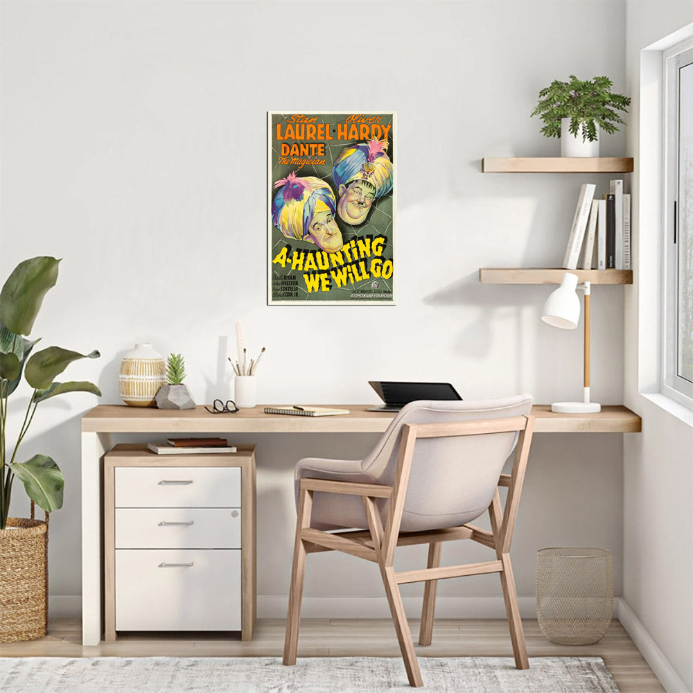 A-Haunting We Will Go (20th Century Fox, 1942) - Movie Poster Reprint