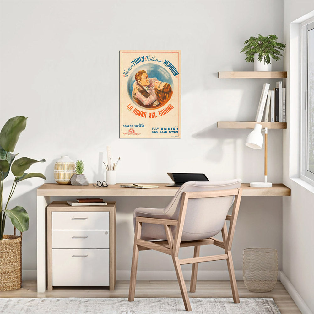 Woman of the Year (MGM, 1946). First Post-War Italian - Movie Poster Reprint