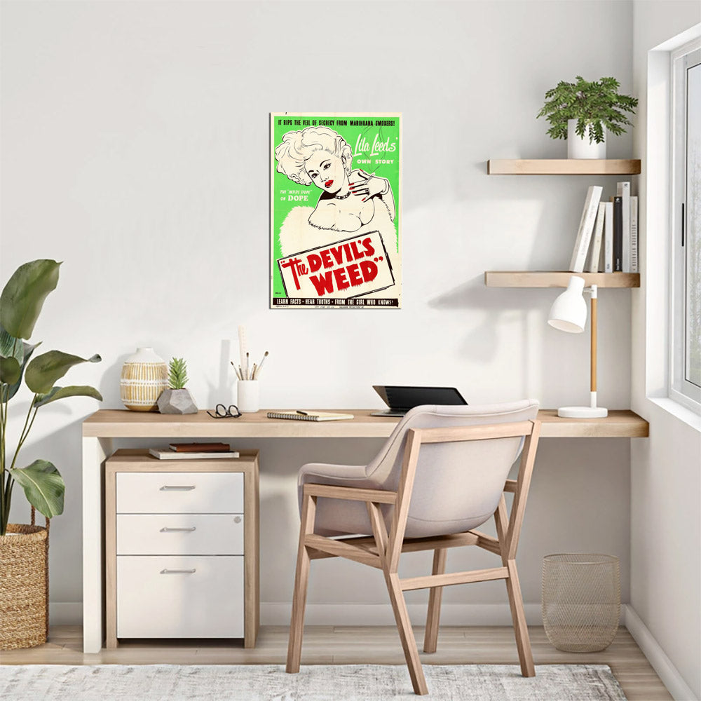 The Devil's Weed (Hallmark, 1949) AKA Wild Weed - Movie Poster Reprint