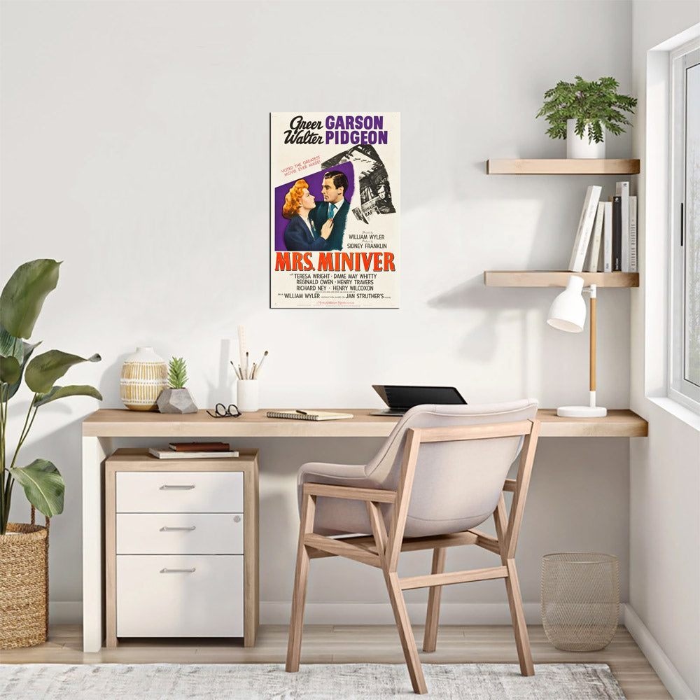 Mrs. Miniver (MGM, 1942) - Movie Poster Reprint