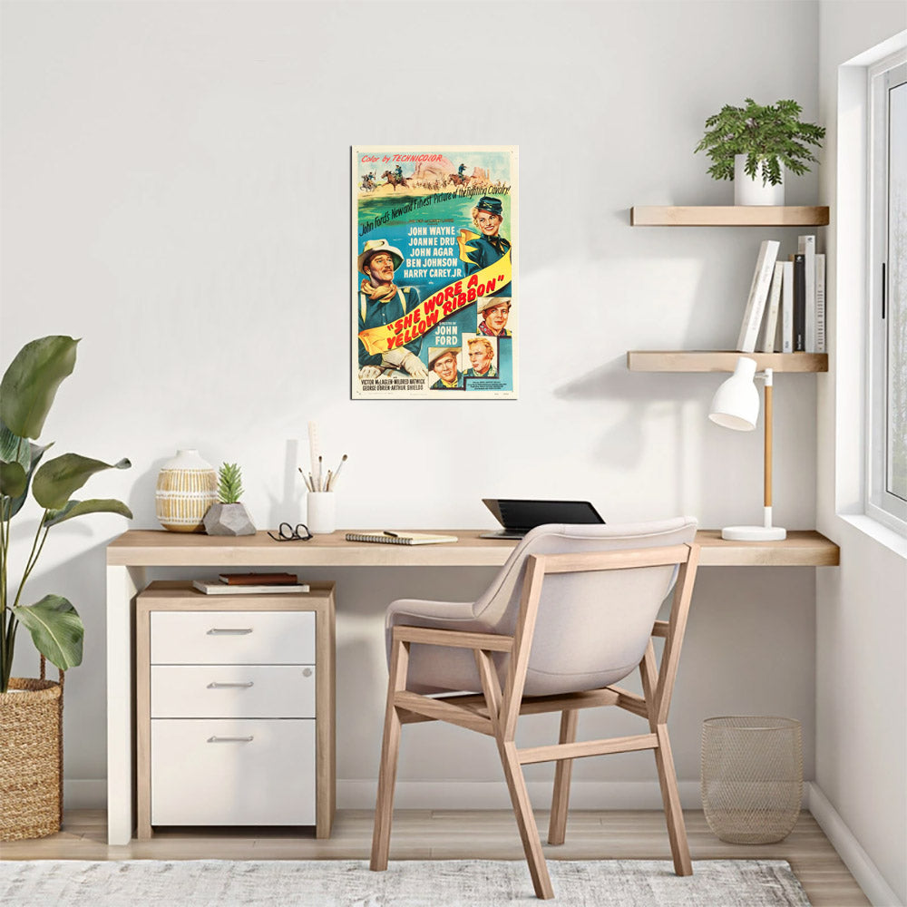 She Wore a Yellow Ribbon (RKO, 1949) - Movie Poster Reprint