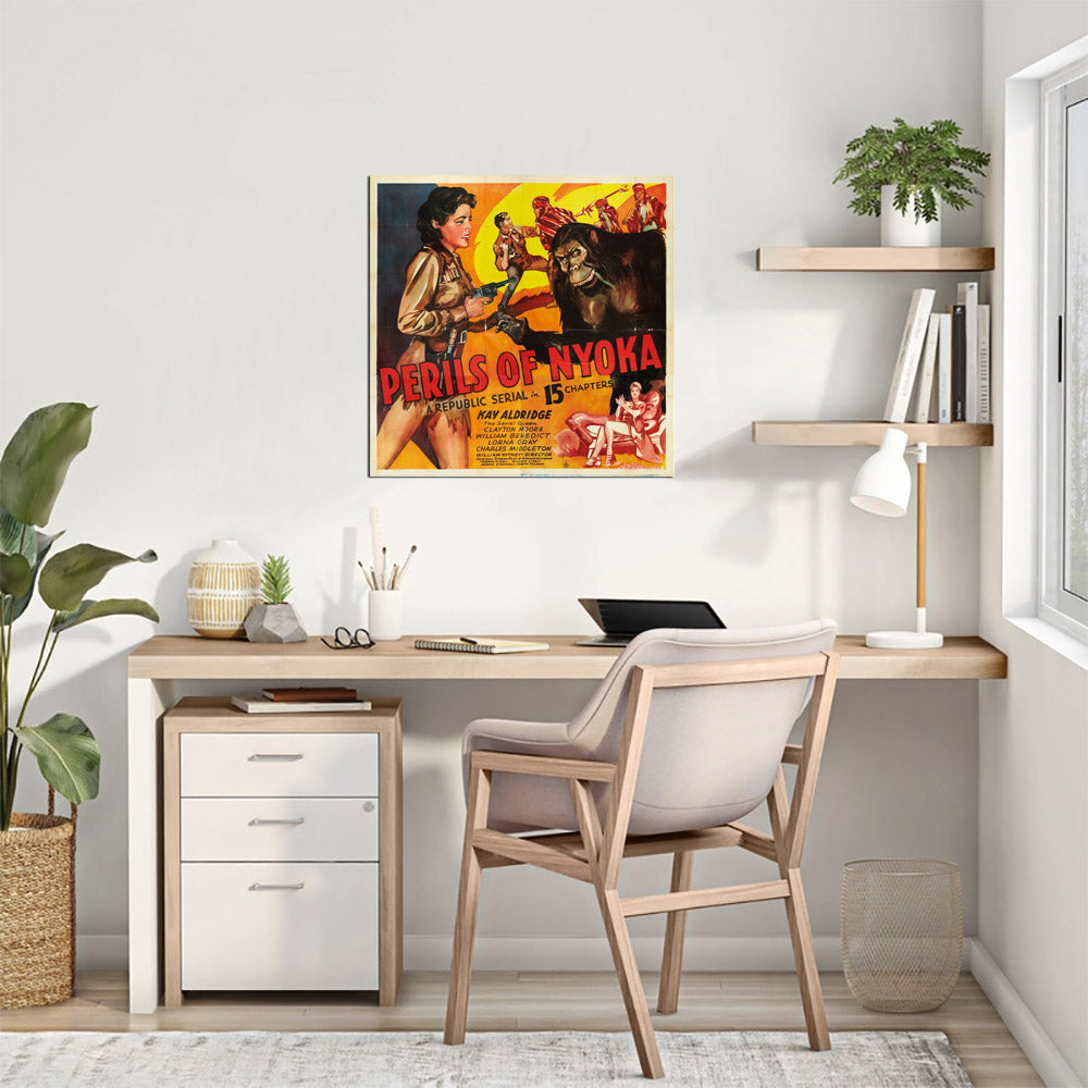 Perils of Nyoka (Republic, 1942) - Movie Poster Reprint