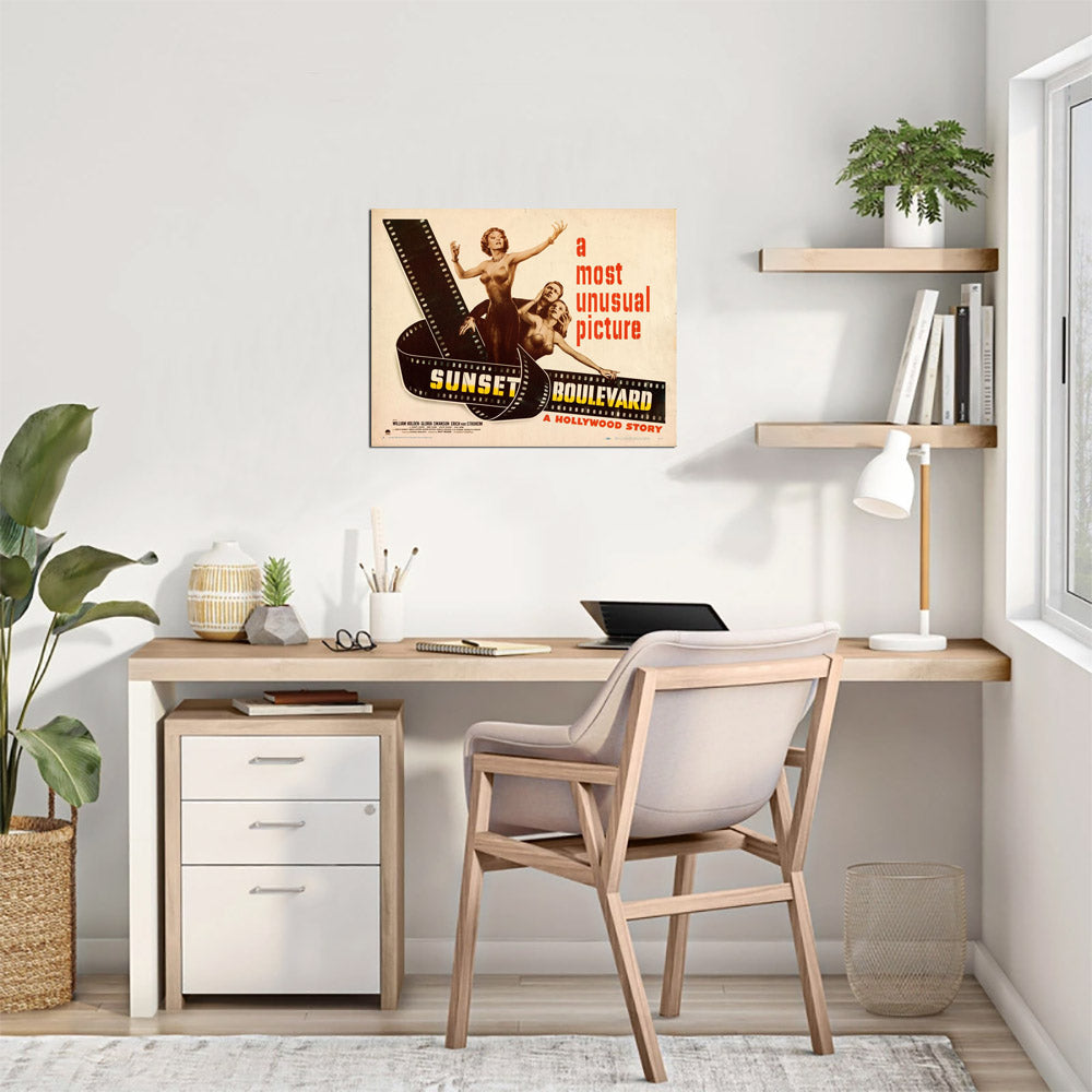 Sunset Boulevard (Paramount, 1950) - Style A - Movie Poster Reprint
