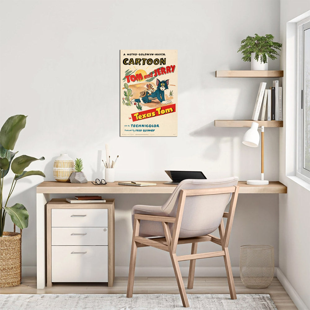 Tom and Jerry in Texas Tom (MGM, 1950) - Movie Poster Reprint