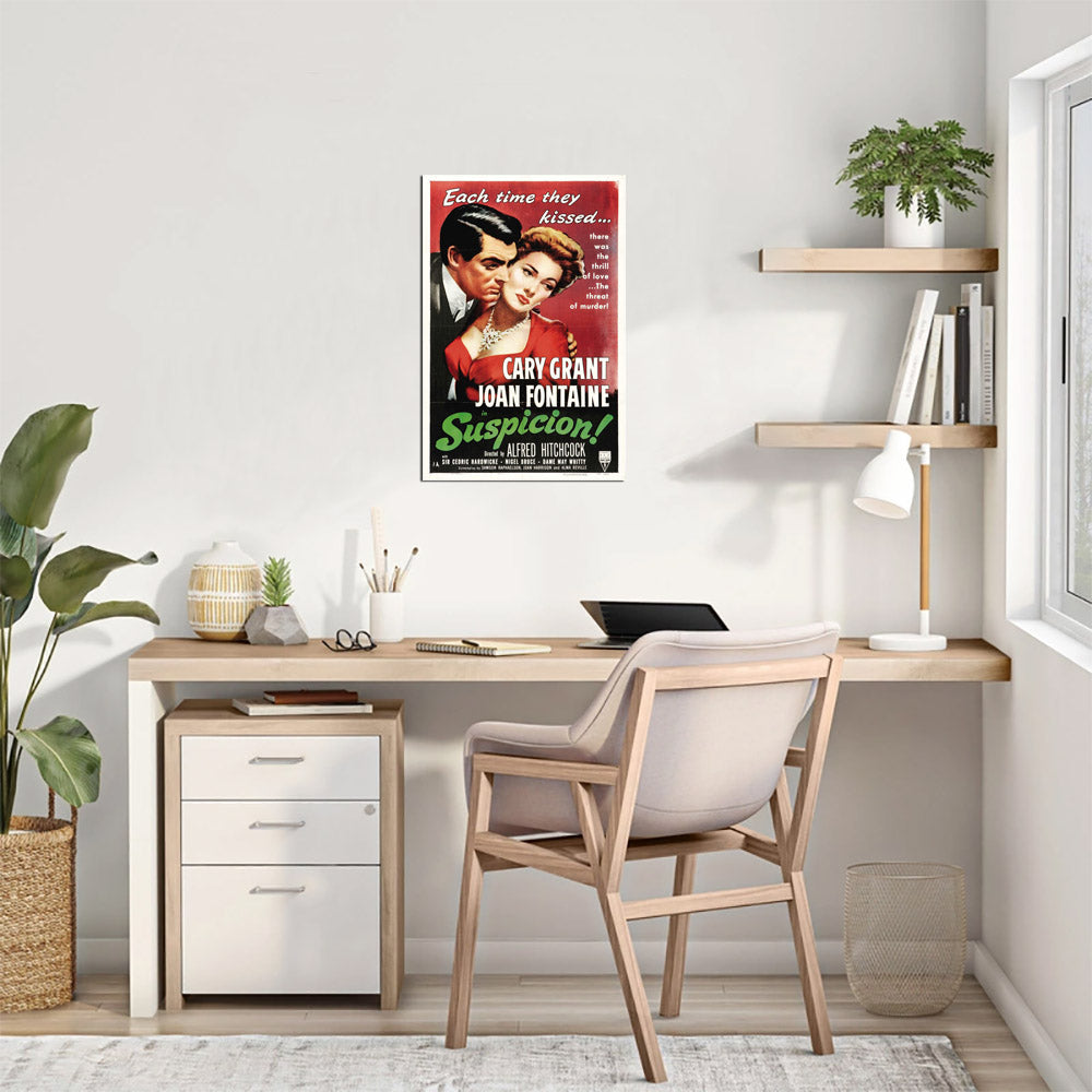 Suspicion (RKO, R-1953) - Movie Poster Reprint