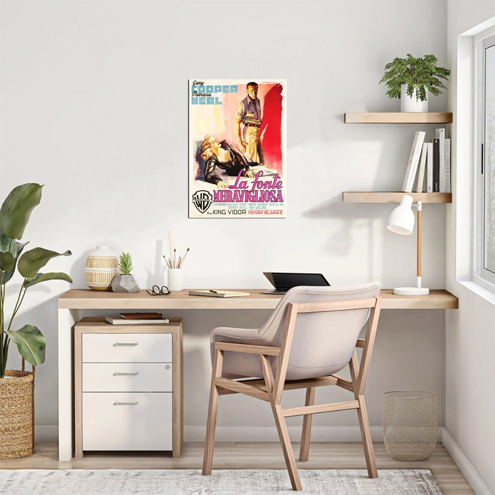 The Fountainhead (Warner Brothers, 1949). Italian - Movie Poster Reprint