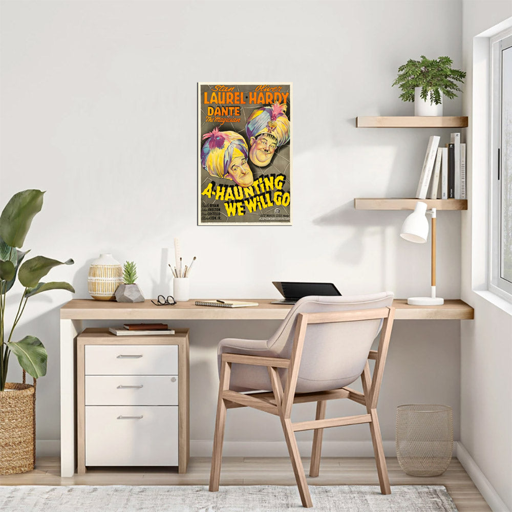 A-Haunting We Will Go (20th Century Fox, 1942) - Movie Poster Reprint