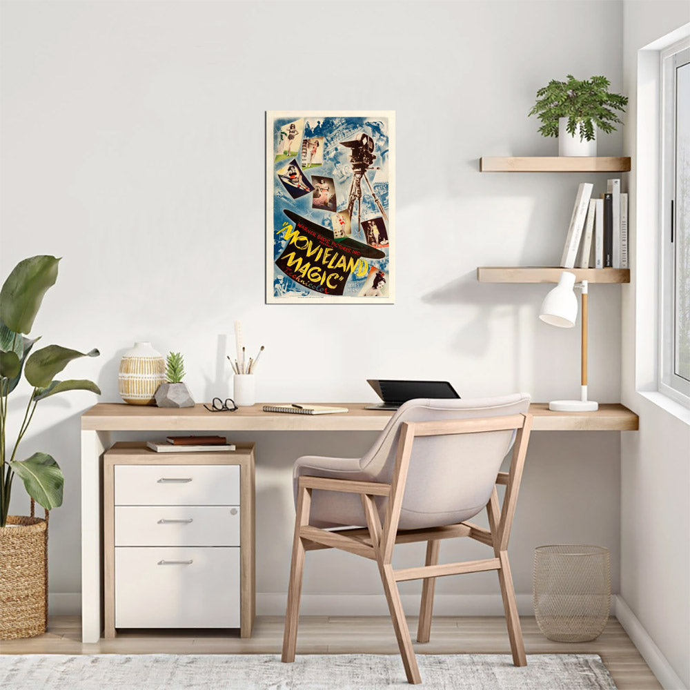 Movieland Magic (Warner Brothers, 1946) - Movie Poster Reprint