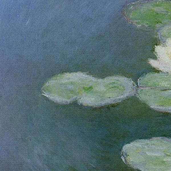 Water Lilies, Evening Effect - by Claude Monet