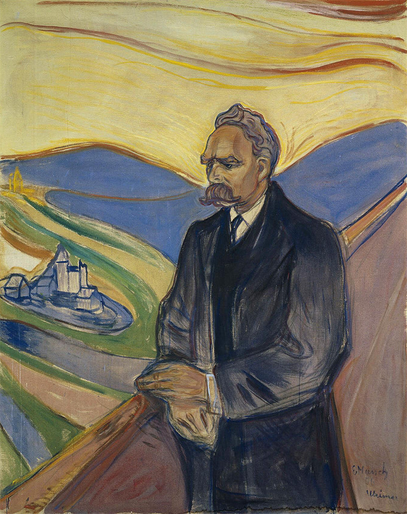 Friedrich Nietzsche - by Edvard Munch