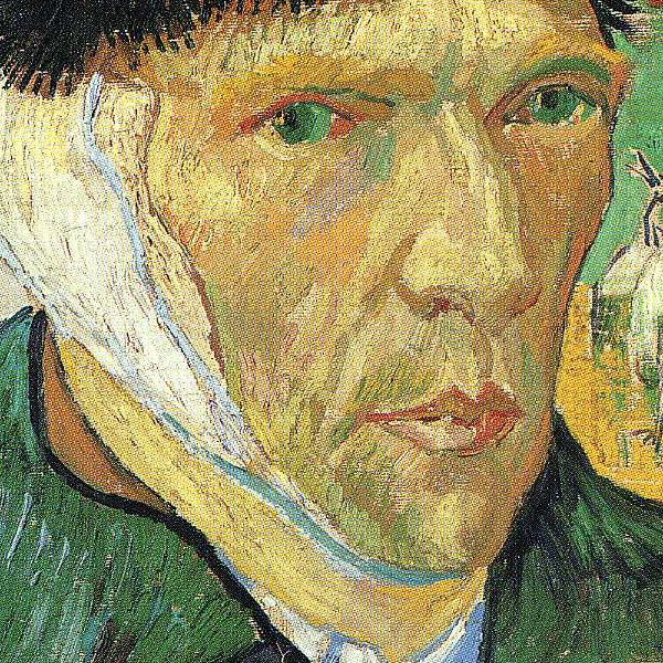 Self Portrait with Bandaged Ear - by Vincent van Gogh