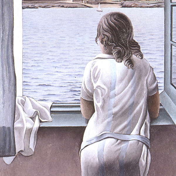 Figure (Young Woman) at a Window- by Salvador Dali