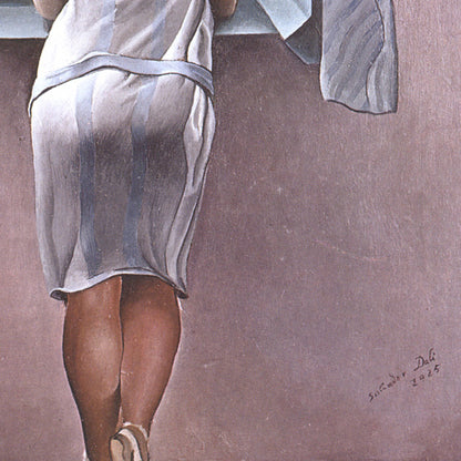 Figure (Young Woman) at a Window- by Salvador Dali