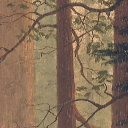 Giant Redwood Trees of California - by Albert Bierstadt