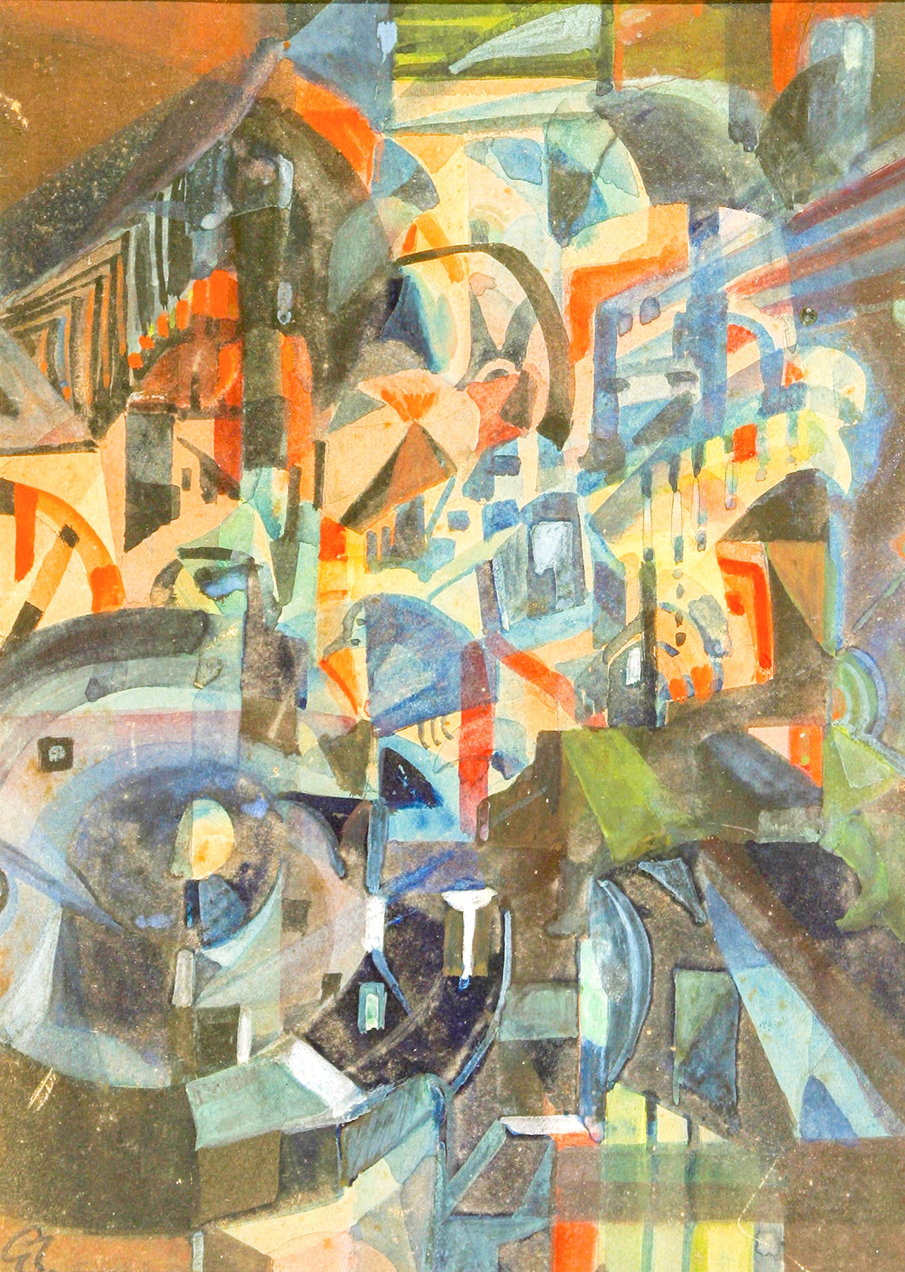 City in the Night - by Gaganendranath Tagore