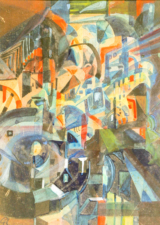 City in the Night - by Gaganendranath Tagore