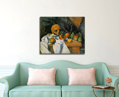 Still Life with Skull - by Paul Cezanne