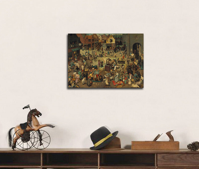 The Battle between Lent and Carnival - by Pieter Bruegel The Younger