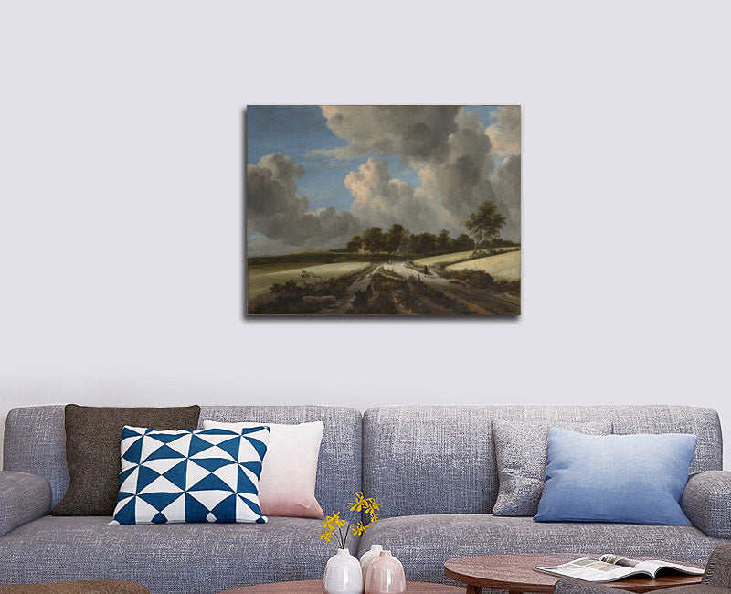 Wheat Fields - by Jacob van Ruisdael