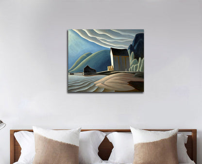 Ice House, Coldwell, Lake Superior - by Lawren Harris