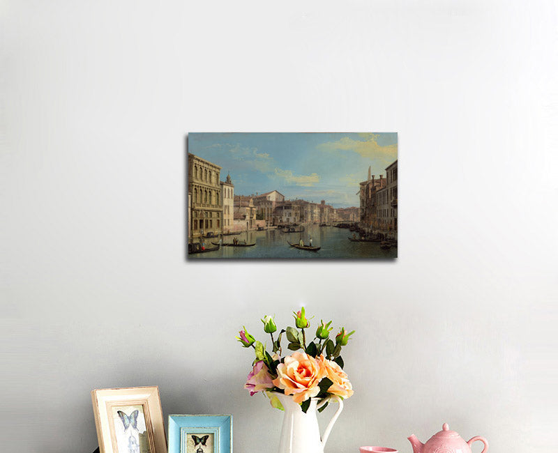 The Grand Canal in Venice from Palazzo Flangini to Campo San Marcuola - by Canaletto