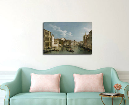 Grand Canal from Palazzo Flangini to Palazzo Bembo - by Canaletto