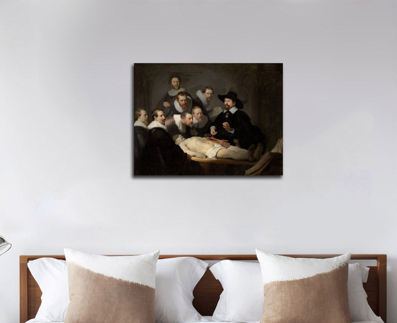 Anatomy Lesson by Dr. Nicolaes Tulp - by Rembrandt