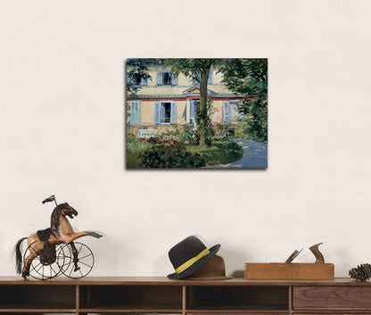 The House at Rueil - by Édouard Manet