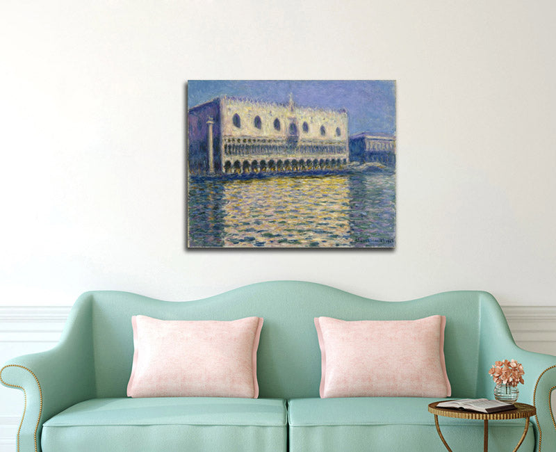 The Doge's Palace (Le Palais ducal) - by Claude Monet