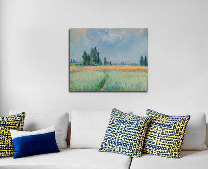 Wheatfield - by Claude Monet