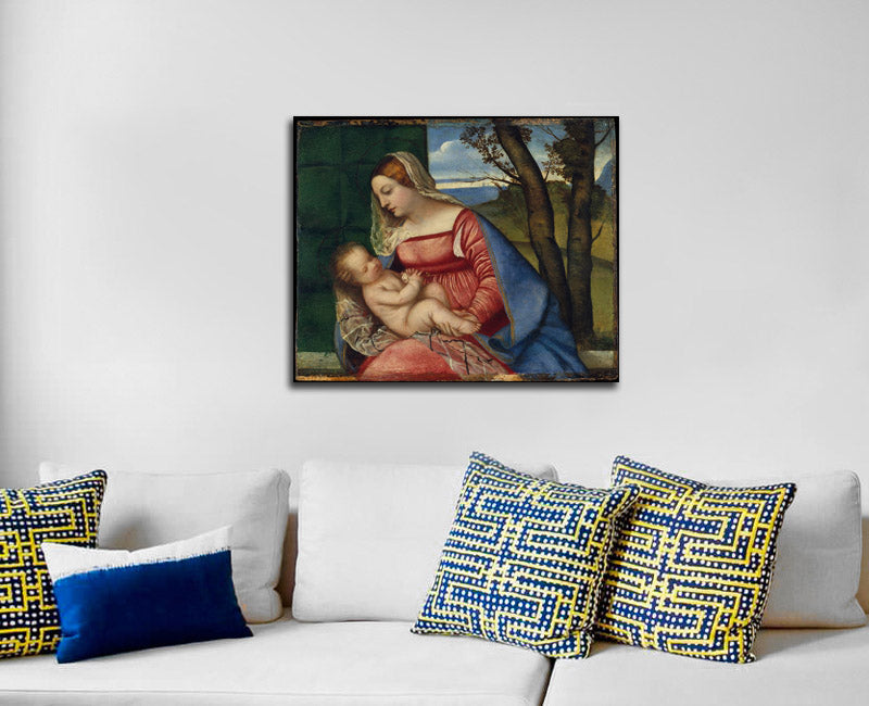 Madonna and Child - by Titian