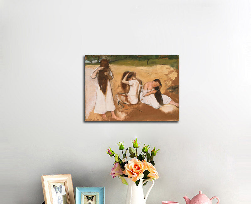 Women Combing Their Hair - by Edgar Degas