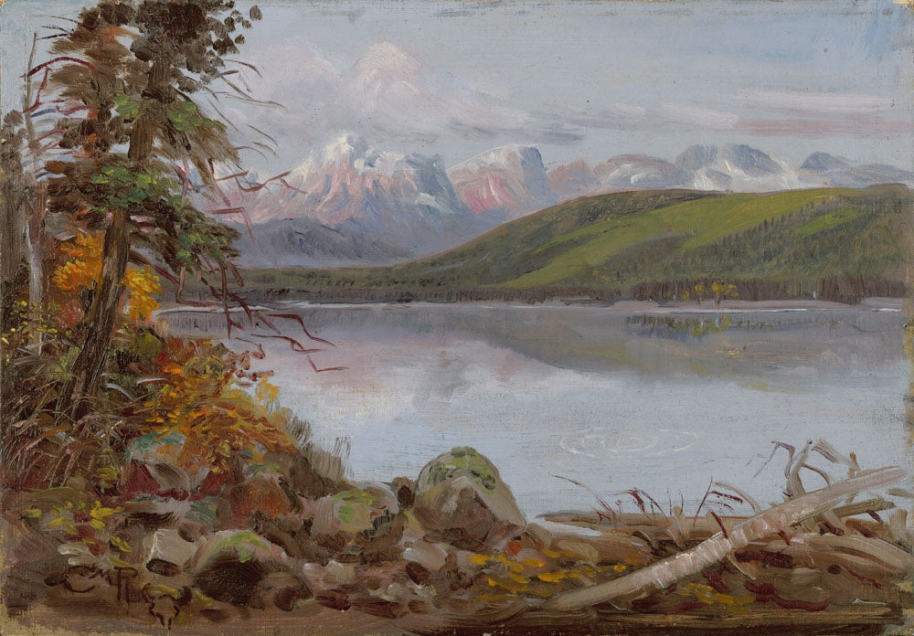 Lake McDonald - by Charles Marion Russell