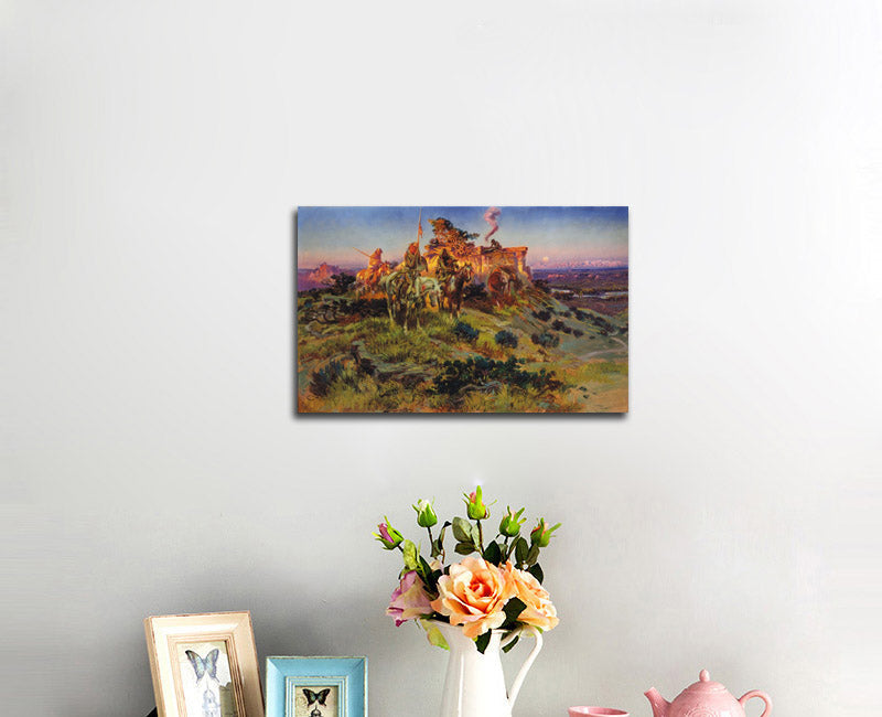 Smoke Talk - by Charles Marion Russell